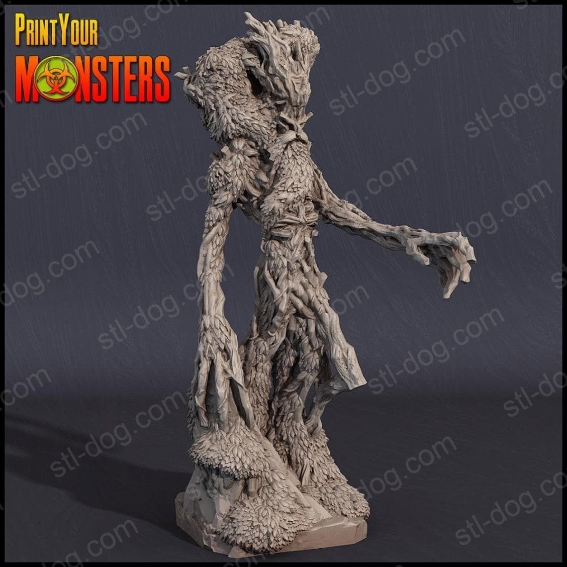 树精 树人 (Treant) 3D打印图纸